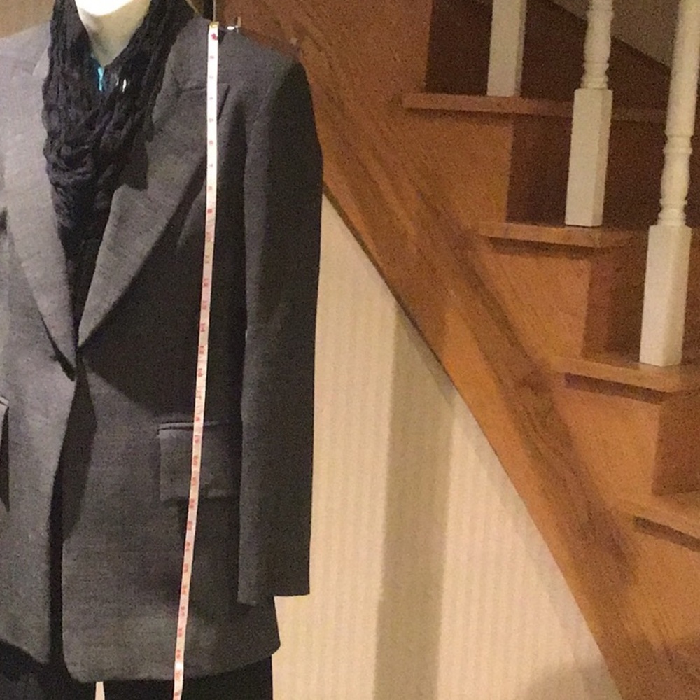 💕Host Pick💕⬇️NWOT Grey 3 Season  Grey/Blk blazer - Picture 2 of 6